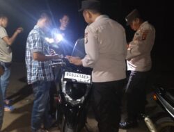 Polres PALI Melaksanakan kegiatan KRYD (Razia) Pada Jumat Malam