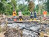 kembali ditemukan Adanya Titik Hotspot kebakaran Hutan dan Lahan (karhutla) di Talang Sungai Mang Desa Suka Damai