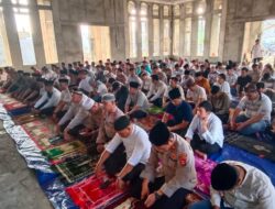 Polres Pali Dan Masyarakat,Perdana Gelar sholat Ied Idul Adha 1444 H Di Masjid Jami” As sya’iddiyah