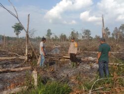 Polsek Penukal Utara  Melaksanakan “ground Check”  Hotspot Kebakaran Hutan dan Lahan (Karhutla)