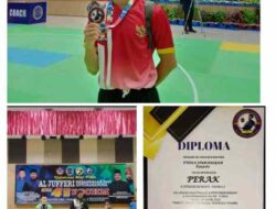 Dwika Firmansyah peraih medali perak di kejuaraan pecak silat antar bangsa Piala ALJUFFERI