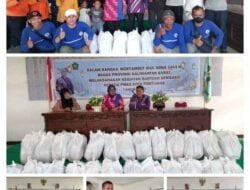 Dalam rangka menyambut Idul Adha 1444, BKKKS Kalimantan Barat berikan bantuan sembako kepada PMKS Kota Pontianak, Kalimantan Barat