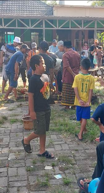 Potret qurban di Masjid Jami Nurul Islam