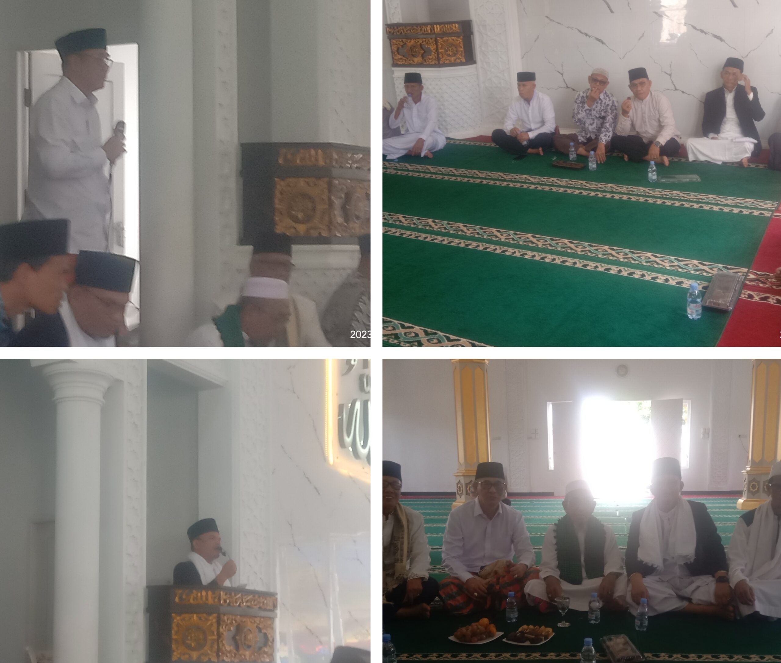 Bupati PALI Ir.H.Heri Amalindo MM, Menghadiri Do'a Syukuran Penetapan Masjid Baitullah Desa Air Itam Timur