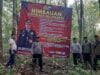 Cegah Kebakaran Hutan Polres Mojokerto Edukasi Warga dan Pasang Himbauan Karhutla