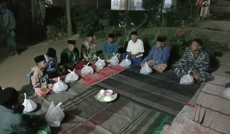 Jaga Kearifan Lokal, Satgas TMMD 116 Bondowoso Gelar Selamatan