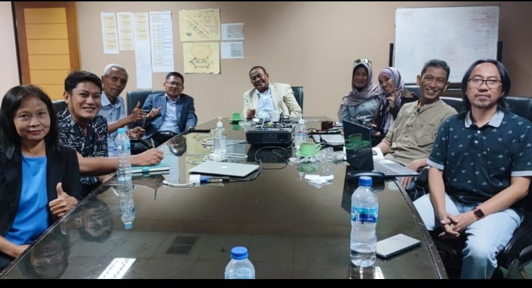 Ketua Umum PHI M.Hasan Basri Adakan Pertemuan Dengan Ketua Umum Badan Perfilman Indonesia Gunawan Pagaru
