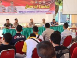 Rutin Gelar Jumat Curhat, Camat Tegalampel Apresiasi Kinerja Polres Bondowoso