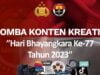 Polri Gelar Lomba Konten Kreatif Sambut Hari Bhayangkara ke- 77