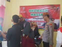 Sambut HUT Bhayangkara Ke-77 Polres Sampang Gelar Khitanan Massal