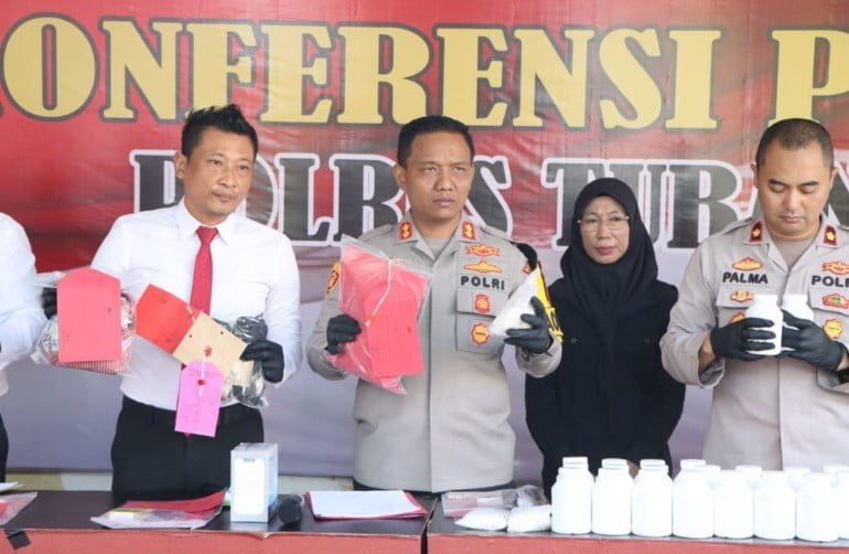 Polres Tuban Berhasil Ungkap 42 Kasus Narkoba dalam 6 Bulan, 44 Tersangka Diamankan