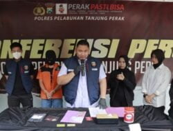 Polres Tanjungperak Berhasil Mengungkap Kasus TPPO Satu Tersangka Asal Bekasi Diamankan