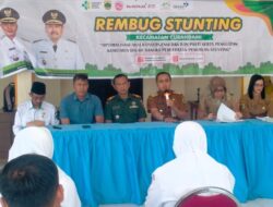 Wujudkan Generasi Sehat, Danramil Curahdami Hadiri Rembuk Stunting