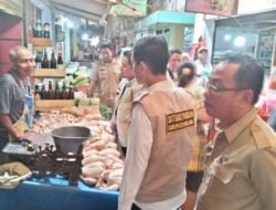 Satgas Pangan Polres Malang Sidak Pasar, Pastikan Stok Bahan Pokok Aman Jelang Idul Adha