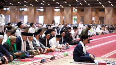 Dirjen Bimas Islam Dampingi Wapres Laksanakan Salat Iduladha 1444 H