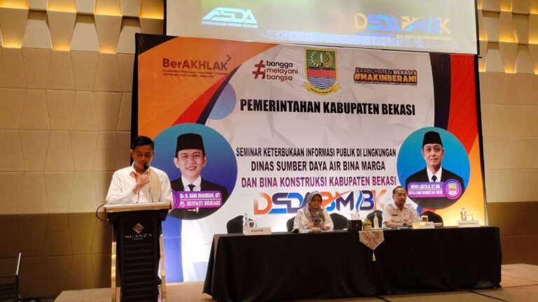 Optimalkan Keterbukaan Informasi Publik, Dinas SDABMK Gelar Seminar