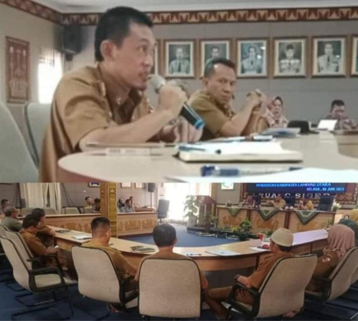 Pemkab Lampura gelar Rakor Persiapan Menyambut HUT Kabupaten Lampung Utara ke-77 Tahun 2023