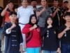 Camat Sungkai Jaya dan Ketua GMBI KSM Sungkai Jaya melepas Atlet Wing Chun di Ajang Kualifikasi Pra PON dan PON