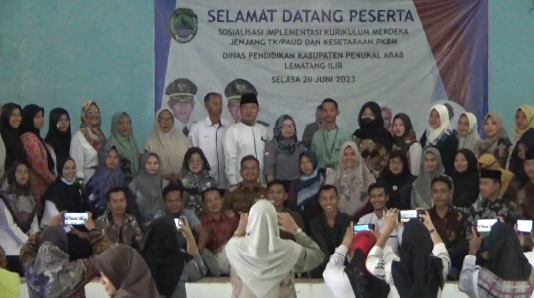 Dinas Kabupaten Pali Melakukan Sosialisasi Tentang Implementasi Kurikulum Merdeka