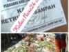 Para pedagang menolak pengangkutan sampah yang di lakukan paguyuban pedagang kaki lima kabupaten Bekasi.