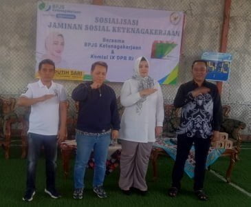 Drg.Putih Sari Gelar Sosialisasi Jaminan Sosial Ketenagakerjaan Bersama BPJS Ketenagakerjaan