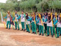 Polsek Talang Ubi Melakukan Monitoring kegiatan Pengembaraan Penegak Laksana Anggota Pramuka SMA Negeri 1 Talang Ubi