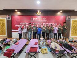 Dalam Rangka Hari Dharma Karya Dhika Ke-78 Tahun 2023, Lapas Cikarang Melakukan kegiatan Donor Darah