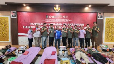 Dalam Rangka Hari Dharma Karya Dhika Ke-78 Tahun 2023, Lapas Cikarang Melakukan kegiatan Donor Darah