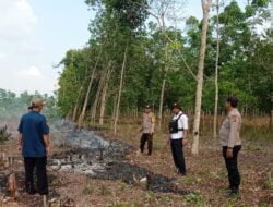 Titik Hotspot Kebakaran Hutan dan Lahan (Karthula) kembali Terpantau kali Ini diwilayah Hukum Polsek Penukal Abab