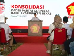 Pertahankan Kemenangan Prabowo, DPC Gerindra Kab.Bekasi kembali Gelar Konsolidasi di Dapil I