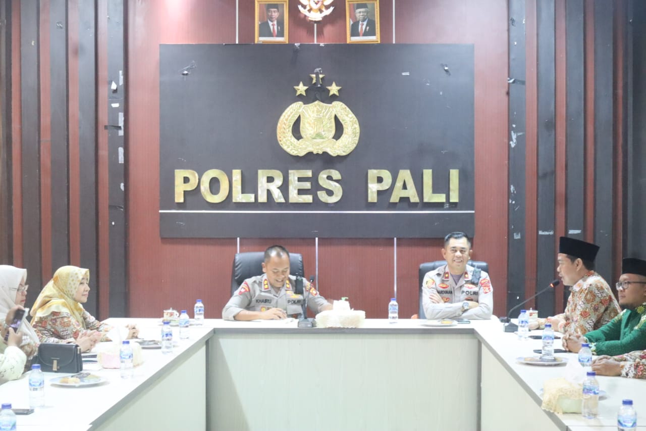 Kapolres Pali AKBP Khairu Nasarudin Terima Audiensi Kepengurusan Muhamadiyab