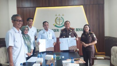 Luncurkan Aplikasi ProSmart Kejari Kabupaten Bekasi MoU dengan DPMD