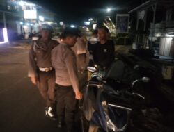 Dalam Menjaga keamanan kenyamanan kepada Masyarakat, jajaran Polsek Talang Ubi Melakukan Giat KRYD Dalam Pencegahan Pekat 3C.