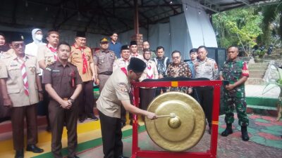 Polsek Talang Ubi Hadiri Lomba Kadarkum