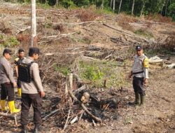 Titik Hotspot karhutla Yang Terpantau Berada di Desa Benakat Minyak Kecamatan Talang Ubi Kabupaten PALI