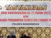 Polres Bondowoso Taysakuran Hari Bhayangkara ke 77 -2023, dan Wisuda Purnawira Semester 1 tahun 2023 