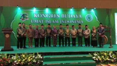 Buka Kongres Budaya Umat Islam Indonesia 2023, Waketum MUI: Upaya Pembinaan Budaya Agar Sejalan Ajaran Islam