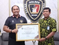 Polres Ngawi Raih Penghargaan dari KPPN Madiun 