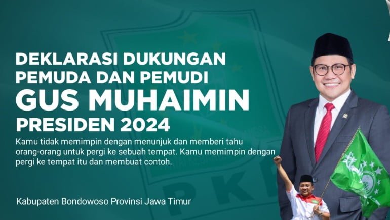 Pemuda Bondowoso Dukung Gus Muhaimin Presiden 2024