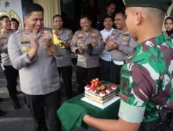 Kapolres Bondowoso Mendapatkan Ucapan HUT Bhayangkara ke 77 Dari Subden POM dan Batalyon 514/R