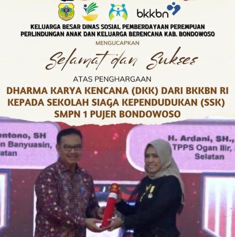 Bondowoso Dapat Penghargaan Dari BKKBN 