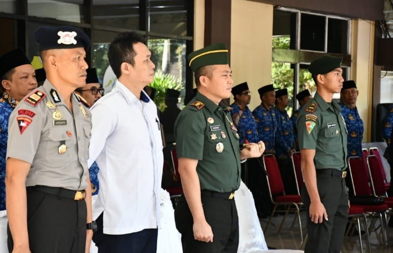 Dandim 0822 Bondowoso Hadiri Upacara Bendera HKN