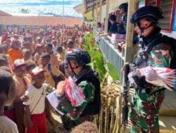 Serbu Sekolah, Upaya Satgas Yonif PR 330/Tri Dharma, Bangkitkan Asa Anak-anak Di Surga Papua “Sugapa”