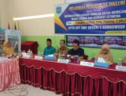 Sebagai Pengembangan Mobilisasi Pengetahuan Dan Keterampilan, SMP 3 Bikin Pelatihan Pendidikan Inklusi