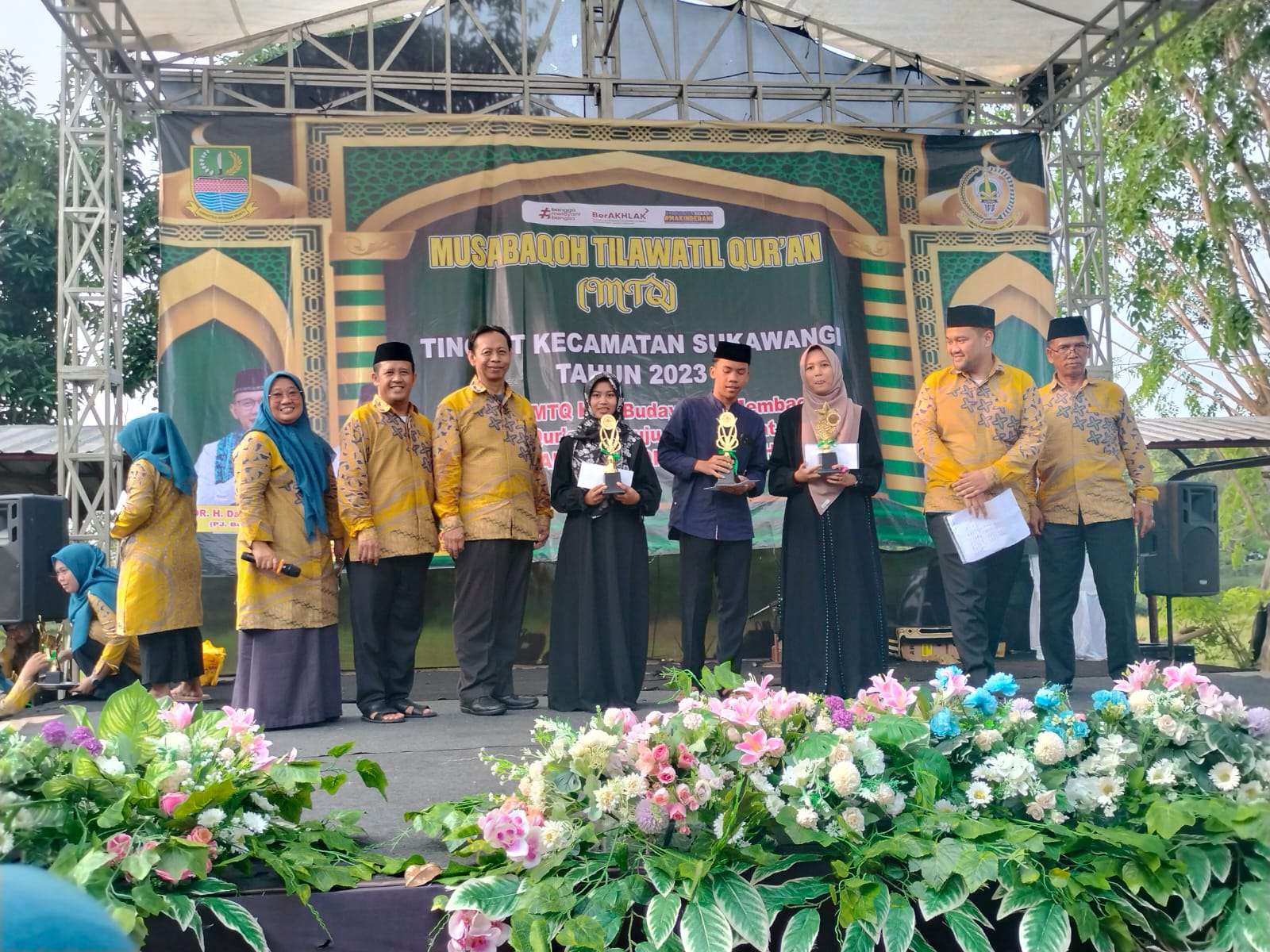 Semarak MTQ Sukawangi, Tampilkan Pawai Taaruf hingga Bazar UMKM