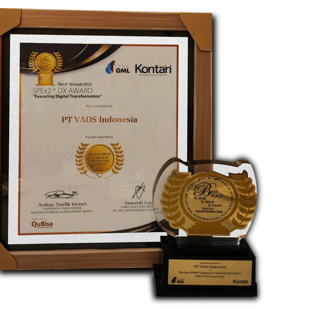 PT VADS Indonesia Berhasil Memenangkan The Best SPEx2® Company in Outsourcing Industry