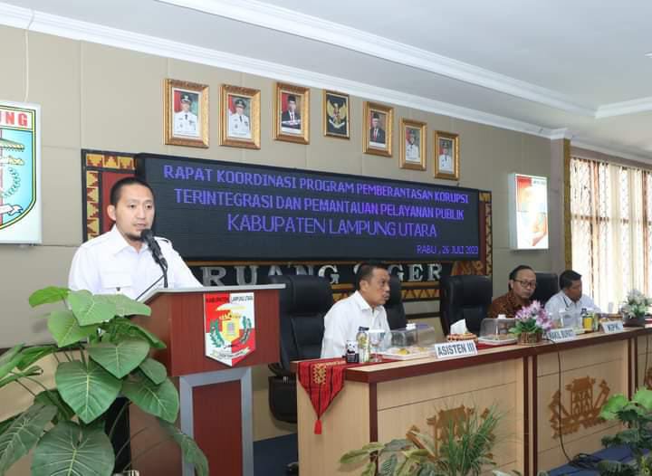 Ardian Saputra,S.H Membuka Rapst Koordinator Program Pemberantasan Korupsi"