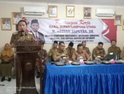 Wakil Bupati Lampung Utara,Berkunjung Ke kelurahan-kelurahan yang ada Di Kecamatan Kotabumi Kota,Lampung Utara (LU)