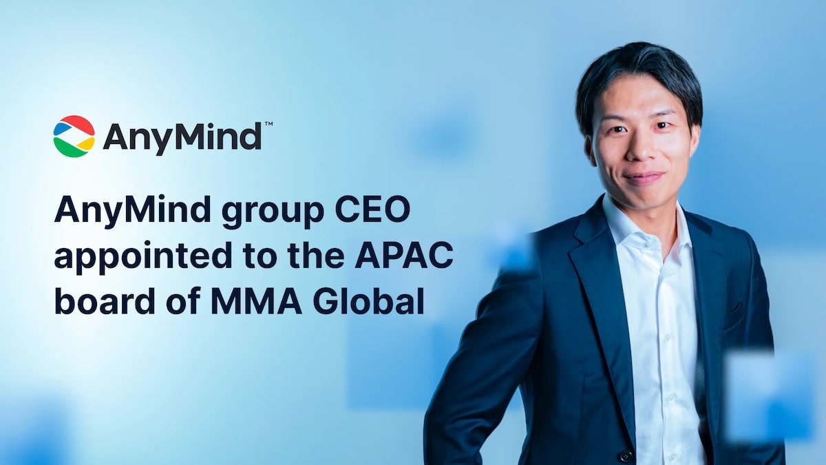 CEO AnyMind Group Kosuke Sogo ditunjuk sebagai anggota dewan Asia Pasifik di MMA Global