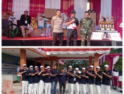 Meriahkan HUT RI ke-76 Camat Cikarang Utara Gelar Lomba Gerak Jalan